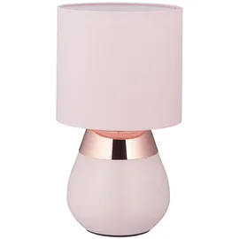 Relaxdays Nachttischlampe Rosa