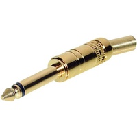 TRU Components 1559789 Klinken-Steckverbinder 6.35mm Stecker, gerade Polzahl: 2