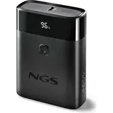ngs Schnelllade-Powerbank 10000mAh 22,5W USB-C - USB-A LED-Anzeige Schwarz