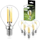 LUMILED LED Lampen E14 P45 7W ersetzt (60W Glühlampe) 6 Stück Set, 806lm 4000K Neutralweiß 360 Grad Lichtwinkel 230V Glühbirne Birne Leuchtmittel Tropfenform Kugel Energiesparlampe