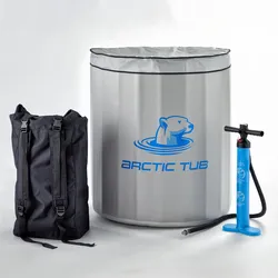 Eisbad Polar Fox Barrel Grau