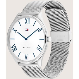 Tommy Hilfiger Analog Quarzuhr für Herren mit Edelstahl- oder Lederarmband