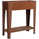Estexo Hochbeet Pflanzbeet 80 x 30 x 85 cm Edelrost