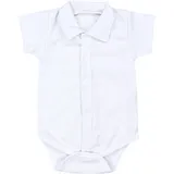 TupTam "Body Baby Jungen Langarm Kurzarm Body mit Kragen", Jungen, Gr. 86, N-Gr, weiß (kurzarm weiß), Obermaterial: 100% Baumwolle CO., Bodys Body