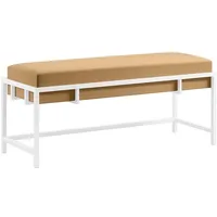 Bettso Polsterbank, Beige, 80x45x35 cm, Esszimmer, Bänke, Sitzbänke