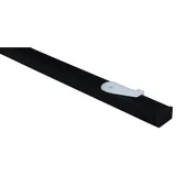 GARDINIA Vorhangschienen-Set Lucy 1-läufig schwarz-matt 160 cm
