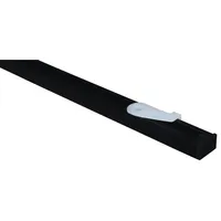 GARDINIA Vorhangschienen-Set Lucy 1-läufig schwarz-matt 160 cm