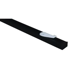GARDINIA Vorhangschienen-Set Lucy 1-läufig schwarz-matt 160 cm