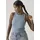 Levi's Tanktop "ESSENTIAL RACER TANK", Damen, Gr. M (38), garment dye fa191913 provincial blau rib, Jersey, Obermaterial: 95% Baumwolle, 5% Elasthan, slim fit normal, Rundhals, Tops Tanktop, Slim Fit