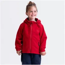 BMS Fleecejacke mit abnehmbarer Kapuze, rot 110
