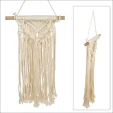 Schwäbische Albumfabrik Wanddeko creme Makramee