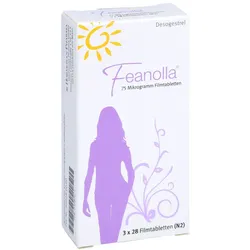 Feanolla 75 Mikrogramm Filmtabletten 3X28 St