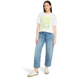 Cartoon Used Look-Jeans mit Bindegürtel in Blau | Gr.: 44,