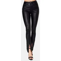 Newplay Lederoptik Hose Skinny Fit High Rise, | 36