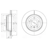 Delphi Bremsscheibe BG4243C