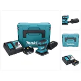 Makita Exzenterschleifer DBO 480 RG1J Akku Schwingschleifer 18 V 112 x 102 mm + 1x Akku 6,0 Ah