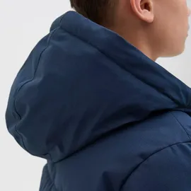 JACK & JONES Regular Fit Steppjacke mit Logo-Print Modell Global Marine, 152