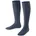 Unisex K Kh nachhaltige Baumwolle lang einfarbig 1 Paar Blau Dark Blue Melange 6688 35-38 35-38