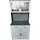 Hti-Living Küchenbuffet mit Glasteil 184 x 80 x 40 cm BETON WEISS BLANCA