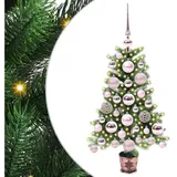 vidaXL Weihnachtsbaum mit Beleuchtung Grün 65 cm