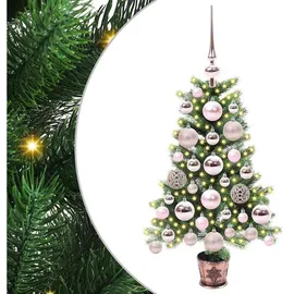 vidaXL Weihnachtsbaum mit Beleuchtung Grün 65 cm