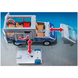 Playmobil City Action Polizeibus mit Straßensperre 9236