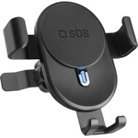 SBS Holder with wireless charging 15w function and screw clip schwarz