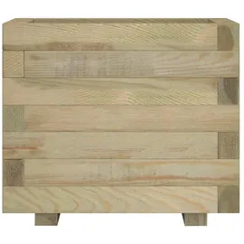 vidaXL Hochbeet 50x50x40 cm Holz Quadratisch