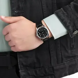 Casio MTP-V002L-1B Leder 40 mm ZEGAREK MĘSKI CASIO MTP-V002L-1BUDF