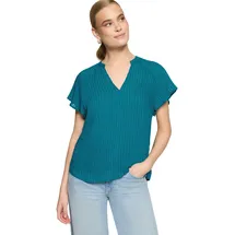 Zero Klassische Bluse Deep Lagoon 42