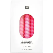Rico Design Spiralkerzen 10 St. pink