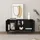[en.casa] Kotka Lowboard 113 x 40 x 58 cm Schwarz Metall