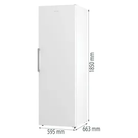 Gorenje R619EEW5 Kühlschrank (398 l, 1850 mm hoch, Weiß)