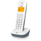 SPC Air – Schnurloses Festnetztelefon mit beleuchtetem Display, Anrufer-ID, Telefonbuch mit 20 Kontakten, Stummschaltfunktion, 5 verfügbare Melodien, Gap-Kompatibilität und ECO-Modus - Weiß