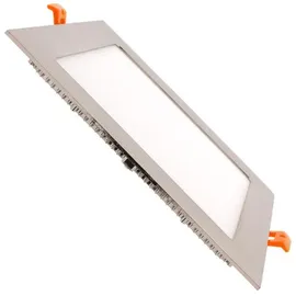 efectoLED Einbauleuchte 18W Rund Silber 3000K Warmweiß
