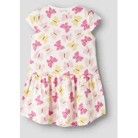 NAME IT Jerseykleid NAME IT "NMFVIGGA 2P CAPSL DRESS", Mädchen, Gr. 110, N-Gr, bunt (lavender fog pack:hellweiß), Jersey, Obermaterial: 100% Baumwolle, regular fit kurz, Rundhals, Kleider Jerseykleid, Baumwolle, regular fit