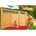 Sichtschutzelement 180 180 Natur Holz
