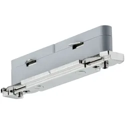 PAULMANN Schienensystem-Verbinder "URail Linienverbinder 70x11mm max. 1000W Silber für alle Farben", silber (silberfarben), B:7,0cm H:1,5cm T:1,1cm, Stromschienensysteme, LED Schienensystem