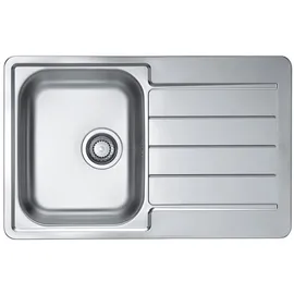 alveus cz Line 80 rechts Auflagespüle Edelstahl Handbetätigung 790 x 500 mm