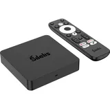 Sponge Šilelis T-3 Smart Android TV box (32 GB, Android 11), Streaming Box, Schwarz