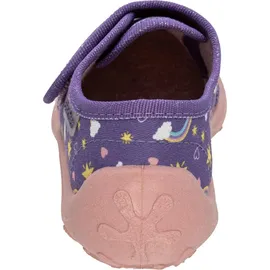 Fischer Markenschuh Hausschuh Lila 31