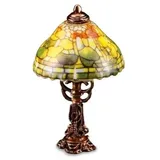 Reutter Porzellan Dekofigur 001.882/6 - Lampe "Tiffany Herbst", Miniatur gelb