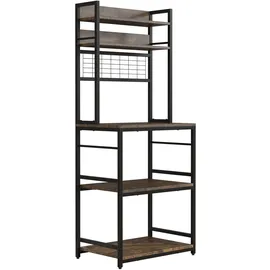 VCM Küchenregal Kommode Buffet Mikrowelle  Braun