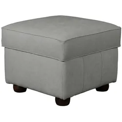 Polsterhocker HOME AFFAIRE "CHARENTE, Chesterfield Hocker, Maße B/T/H: 55/55/73 cm", grau (hellgrau), B:55cm H:73cm T:55cm, 100% Polyester, Hocker, passend zur Serie Charente, in hochwertiger Verarbeitung