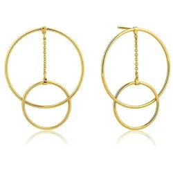 ANIA HAIE - HOOP EARRINGS - Modern Minimalism Modern Front - gold