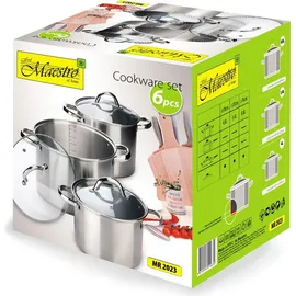 OEM Maestro Topf-Set 6-tlg. 3,5 l + 4,5 l + 8,0 l