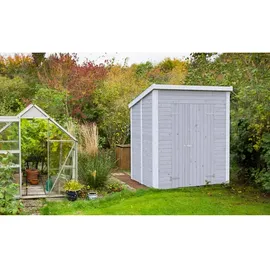 Palmako Leif Gerätehaus 183 x 170 cm Transparent Tauchgrundiert