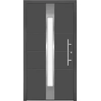 Aluminium-Haustür Moderno M560/P 110 cm x 210 cm Anthrazit Metallic Anschlag R