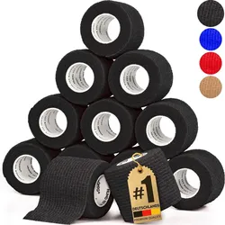 Hund IST König® Verband selbstklebend, Fixierbinde 12x4,7m Selbstklebende Bandage für Mensch & Tier 12 St