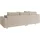 Home Affaire Ecksofa HOME AFFAIRE "CHARRE L-Form mit Ottomane, Maße B/T/H: 231/161/81 cm", beige, B:231cm H:81cm T:161cm, 92% Polyester, 8% Nylon, Sofas, Ecksofa, feine Steppung, lose Rücken- und Zierkissen, auch in Cord und Bouclé